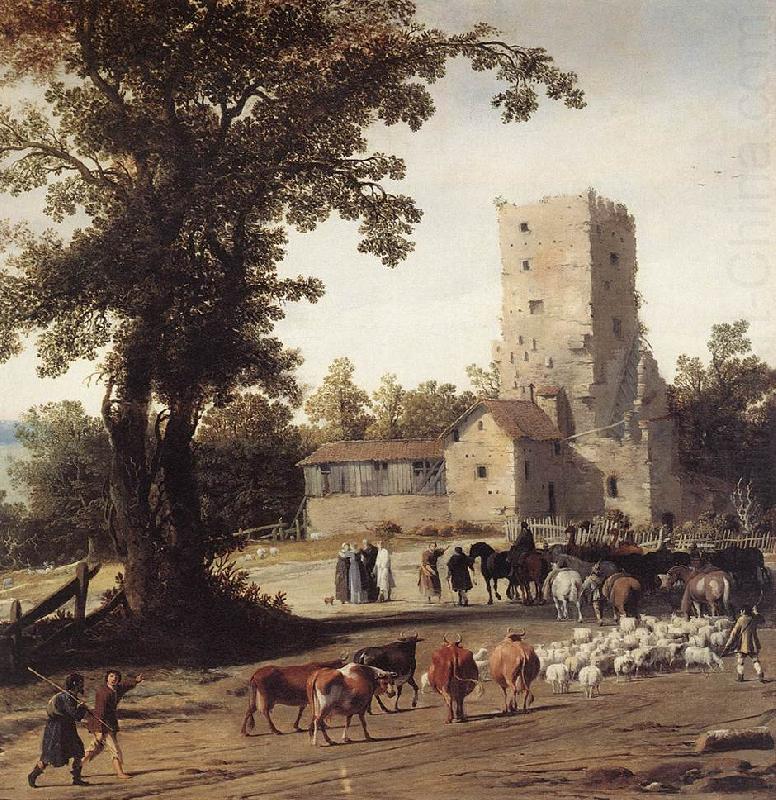 Italianate Landscape with the Parting of Jacob and Laban zg, POST, Pieter Jansz
